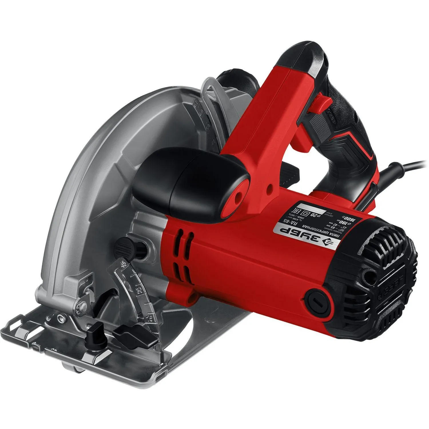 Пила циркулярная (дисковая) ЗУБР 1600Вт, d190х20мм (ПД-65) - фото 4