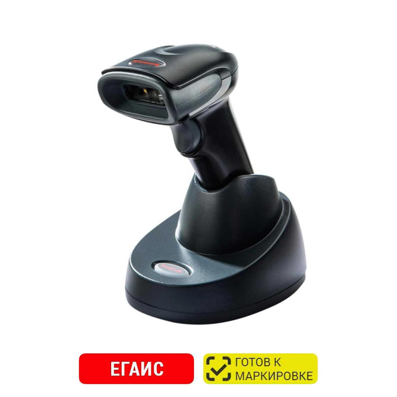 Сканер штрих- кода Honeywell Voyager HWH 1472G (2D,беспров,база,USB),черн - фото 1