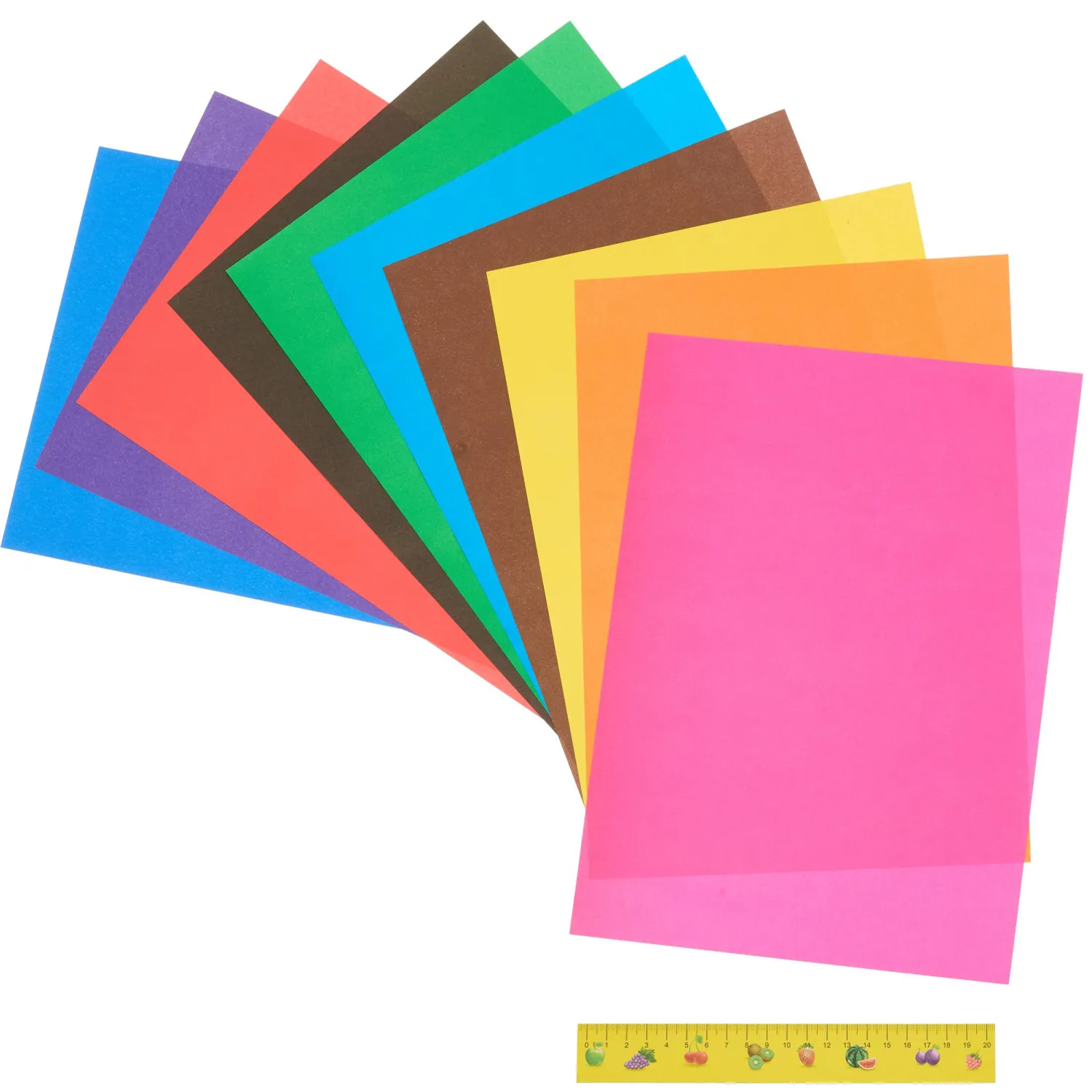 Бумага цветная А4,10л.10цв.немелованая,в папке Луч Школа творчества 1789-08 - фото 2