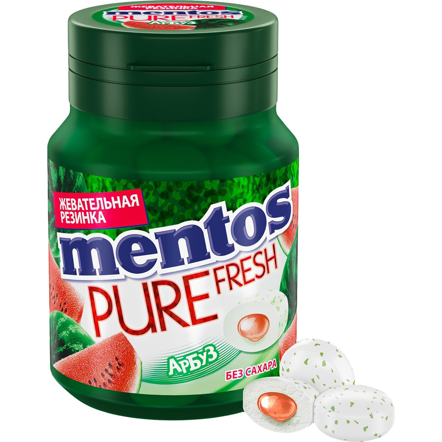 Жевательная резинка Mentos Pure Fresh  Арбуз, 54г - фото 1