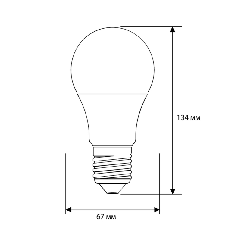 Лампа светодиодная Ergolux LED-A65-20W-E27-4K,ЛОН - фото 3