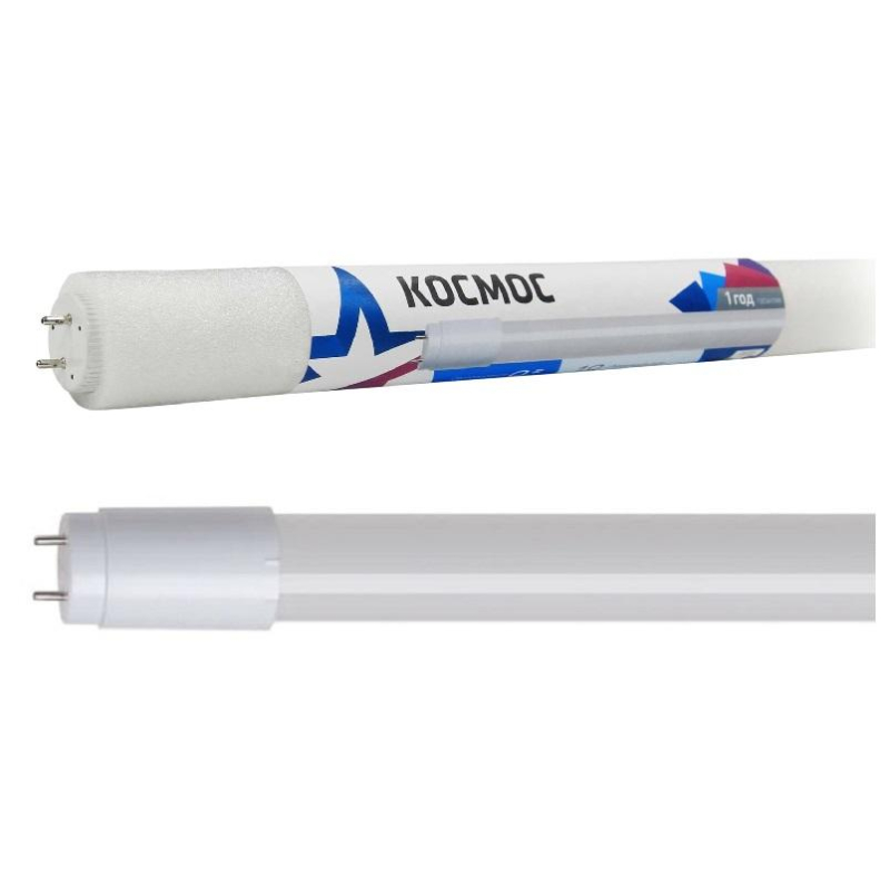 Лампа светодиодная Космос Lksm_LED10wG13T865GL 10Вт G13 Т8 6500K холод.бел - фото 3