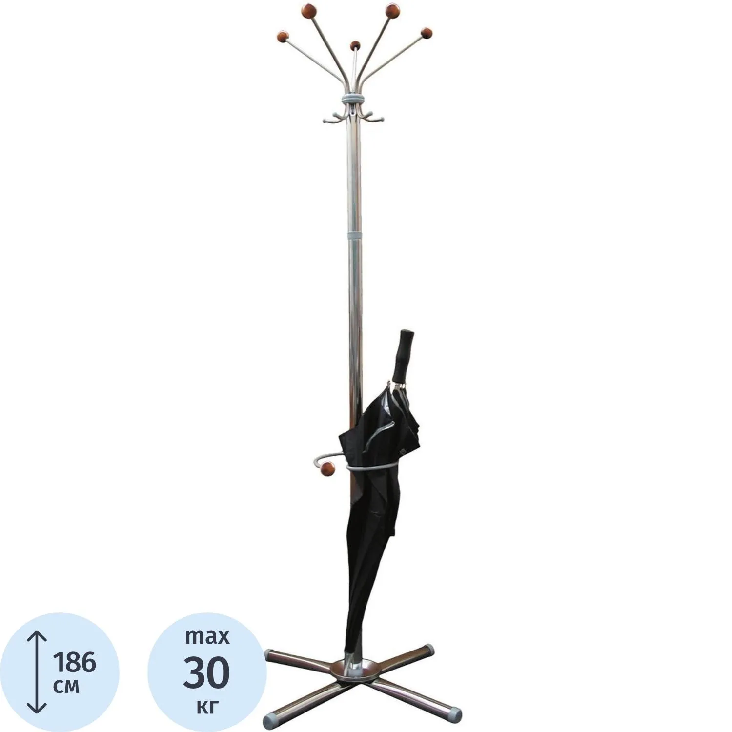 Вешалка TI_напольная  Классикс-ЗД  сталь - фото 1