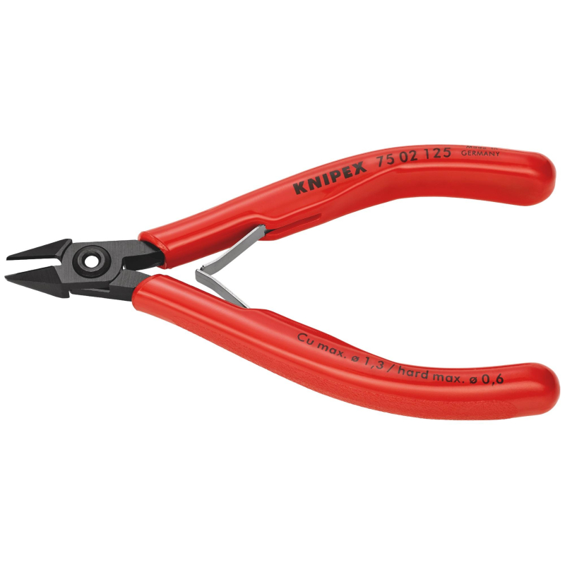 Бокорезы для электроники L-125 мм KNIPEX KN-7502125 - фото 1
