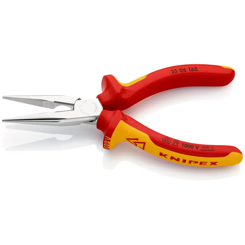 Длинногубцы VDE L-160 мм KNIPEX KN-2506160 - фото 1