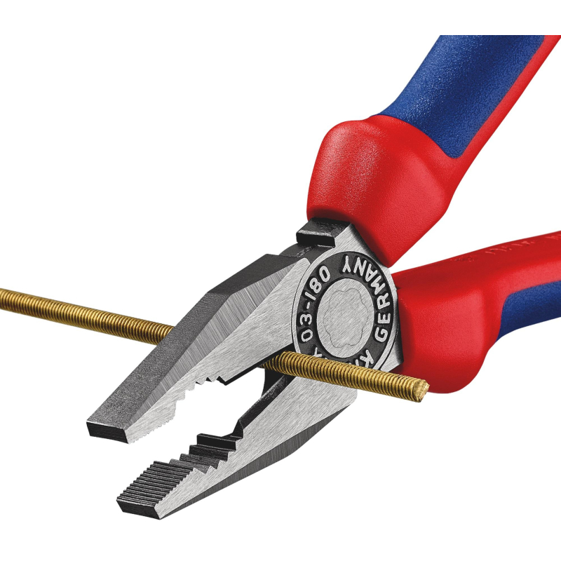 Плоскогубцы комбинированные L-180 мм KNIPEX KN-0302180 - фото 4