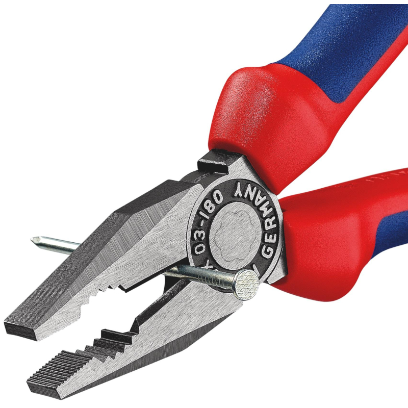 Плоскогубцы комбинированные L-180 мм KNIPEX KN-0302180 - фото 9