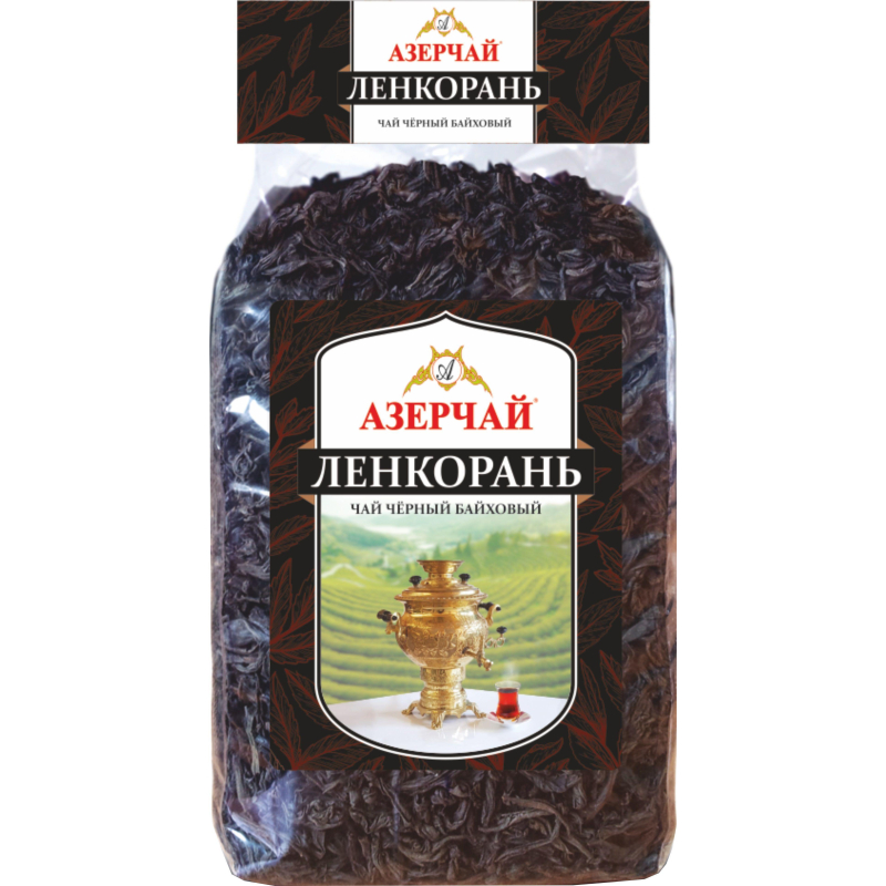 Чай Азерчай Ленкорань черный крупнолистовой прозрачная упаковка, 1кг 414271 - фото 1