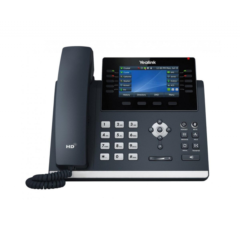 Ip-телефон Yealink SIP-T46U,2 порта USB, 16 аккаунтов,BLF,PoE,GigE,без БП - фото 2