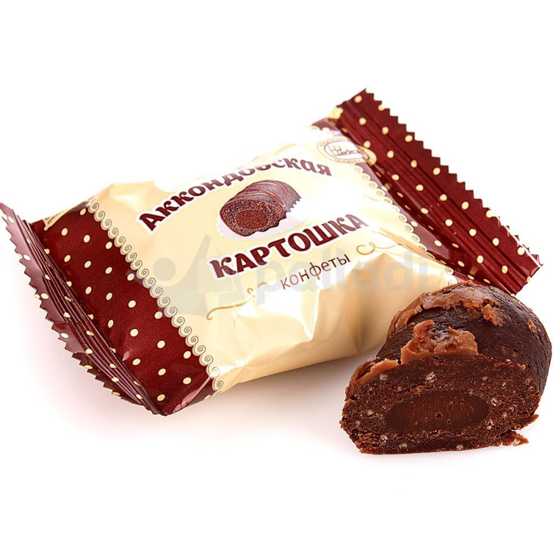 Конфеты шоколадные Аккондовская КАРТОШКА Акконд, 2 кг - фото 1