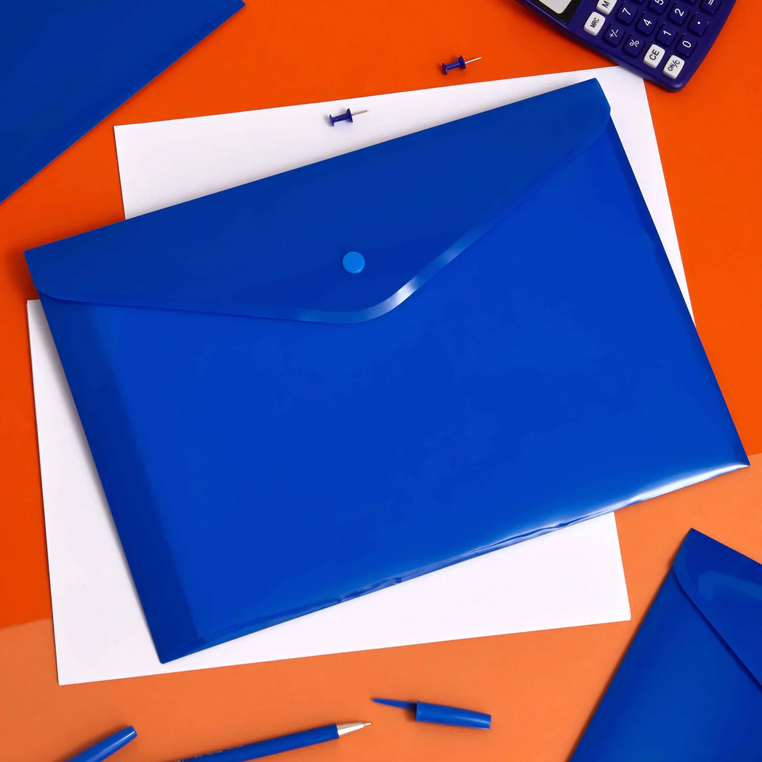 Папка-конверт на кнопке Элементари 200 мкм 10 шт/уп - фото 6