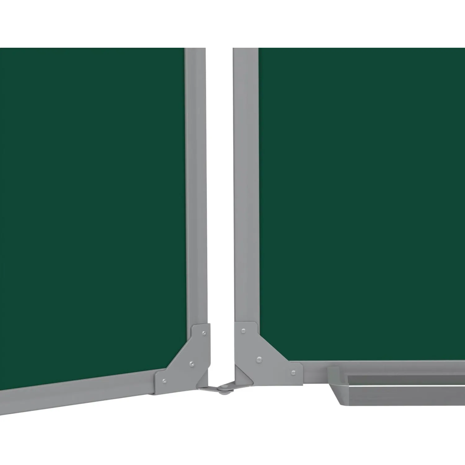 Доска меловая - магнитная зеленая Attache 100х300 2-створ - фото 2