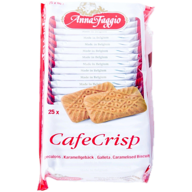 Печенье Cafe Crisp ANNA FAGGIO хруст.карамельное (инд.уп.), 25шт/уп., 150г - фото 2