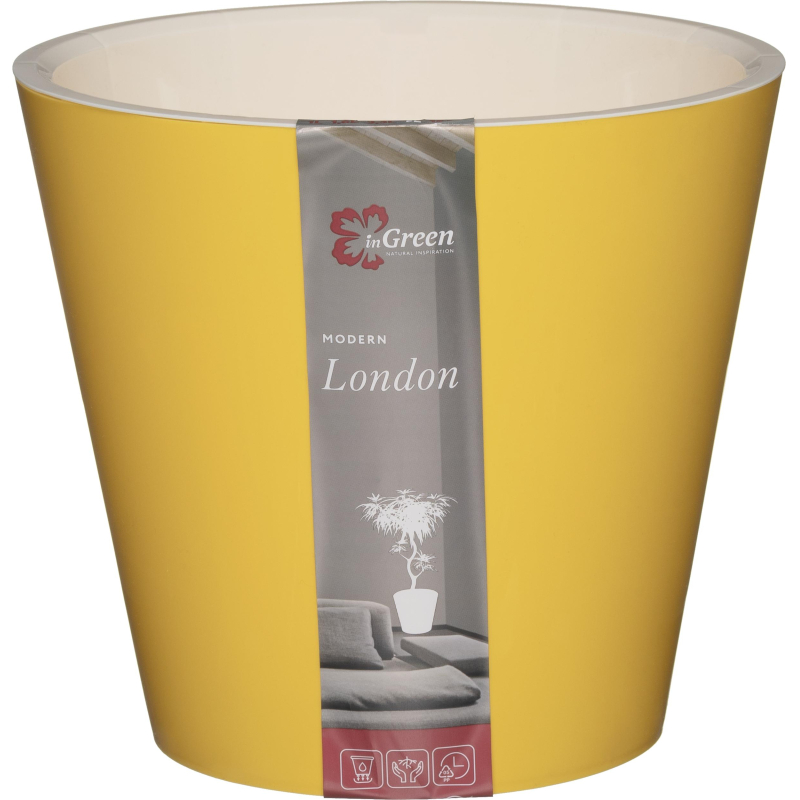Горшок для цветов London 230 мм, 5л Спелая груша и морозная слива ING6206СГ - фото 6