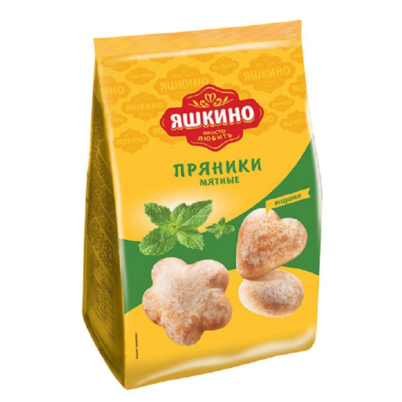 Пряники Яшкино Мятные, 350г ЯП902 - фото 1