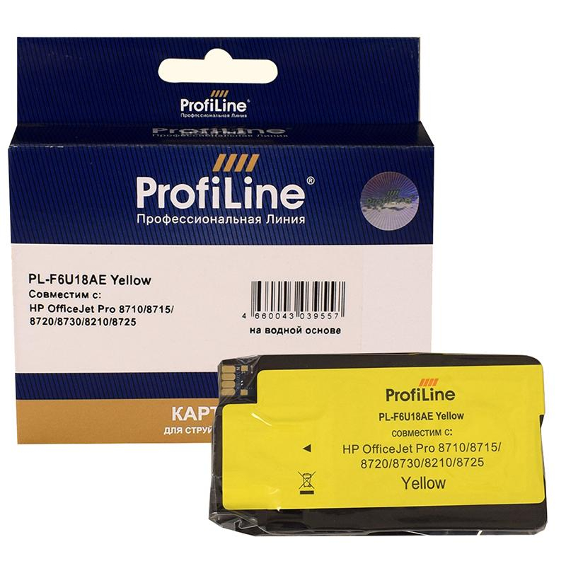 Картридж струйный ProfiLine PL-F6U18AE N953XL жел. для HP OJ Pro 7720/8720 - фото 2