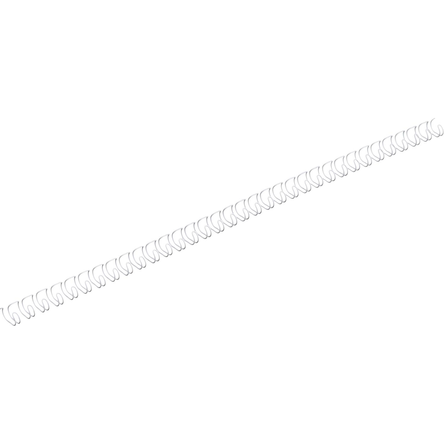 Пружины для переплета металлические Promega office 6,4мм белые 100шт/уп. - фото 2