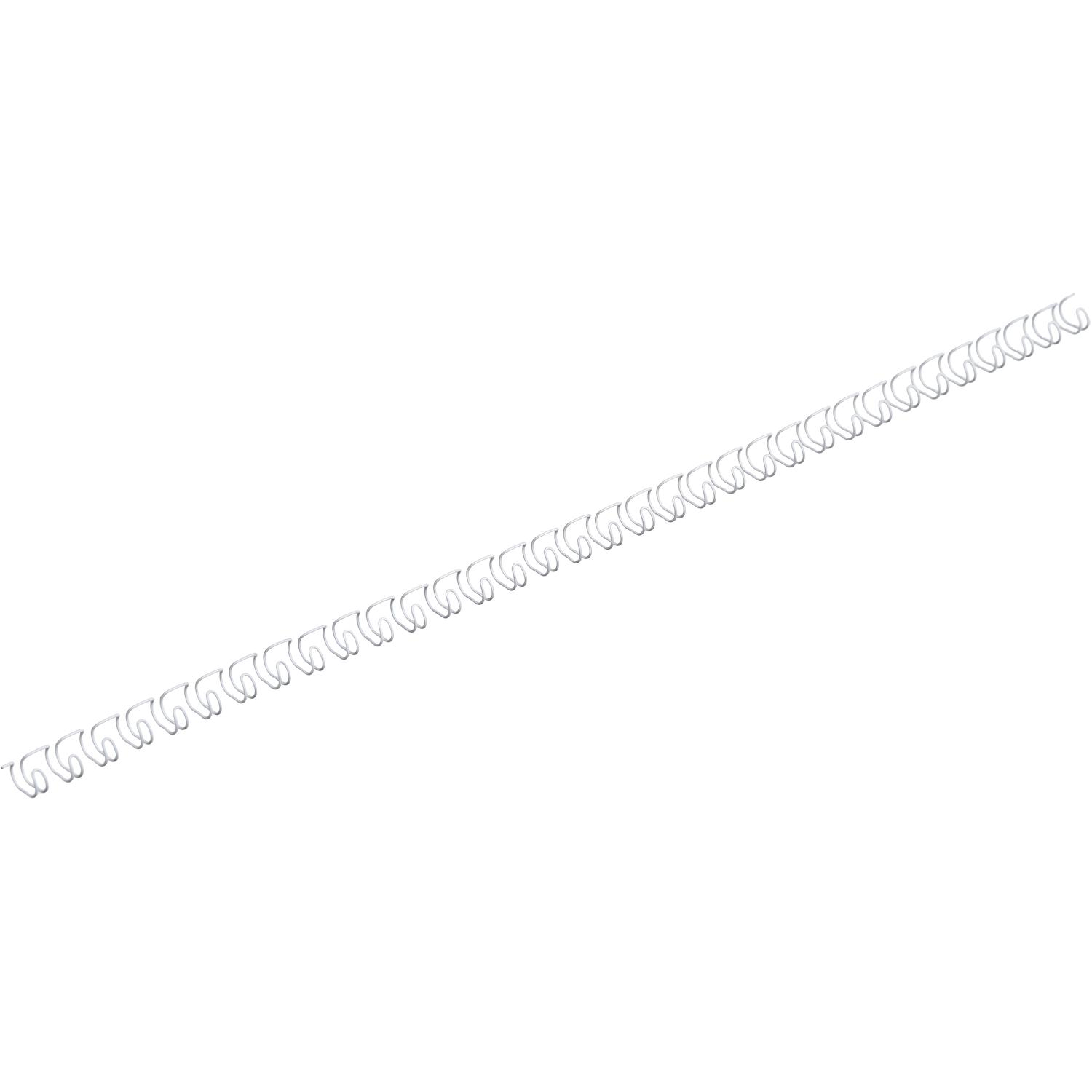 Пружины для переплета металлические Promega office 4,8мм белые 100шт/уп. - фото 2