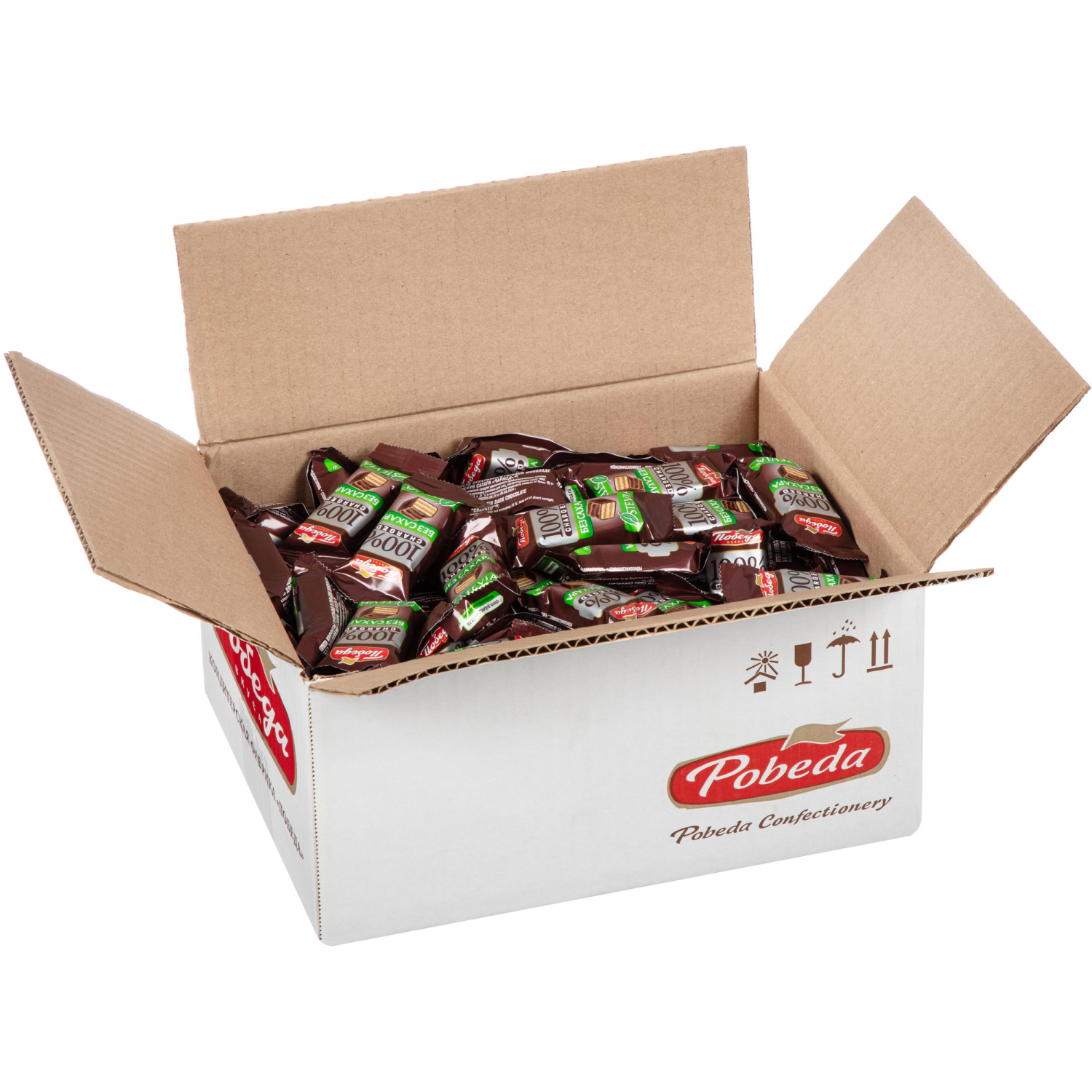 Конфеты шоколадные вафельные Победа вкуса Чаржед в горьком шок. б/сах,1,5кг - фото 4