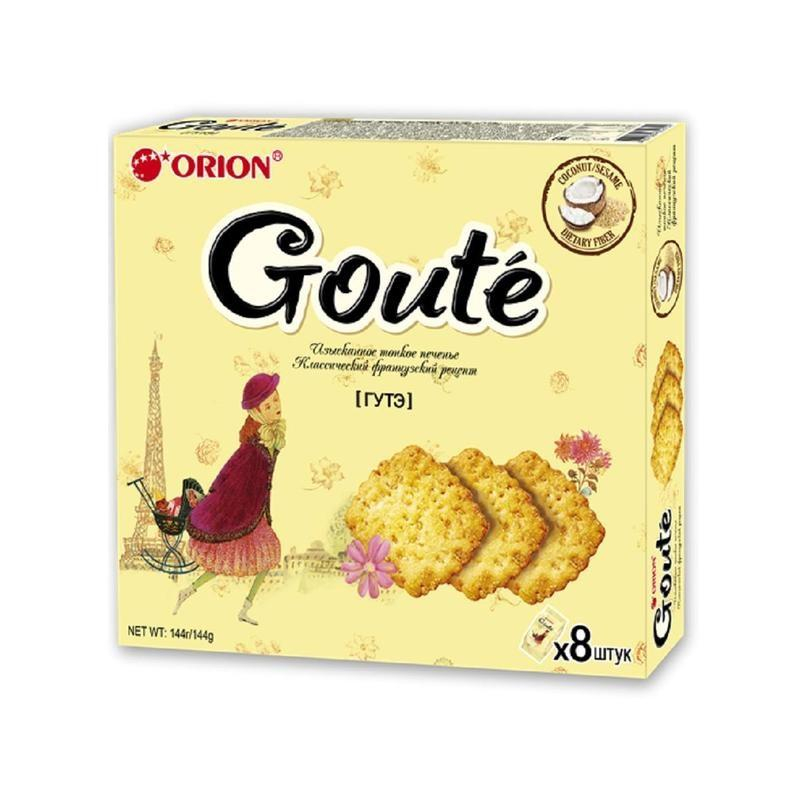 Печенье затяжное Orion GOUTE, 144г - фото 1