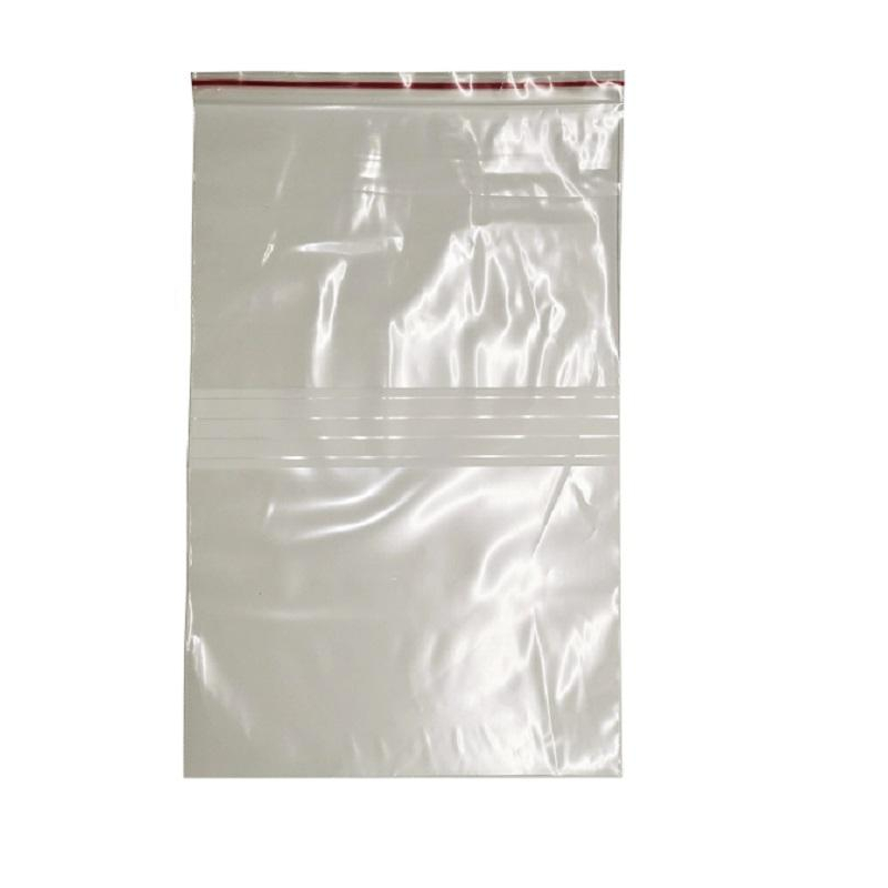 Пакет с замком Zip Lock 20 х 30 см, 60 мкм, с полосой для надп, 100 шт/уп - фото 1