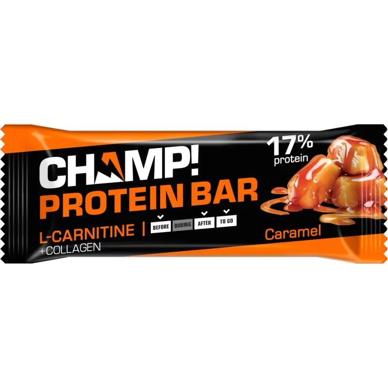 Батончик карамельный протеиновый Champ!, 18шт/1уп - фото 3