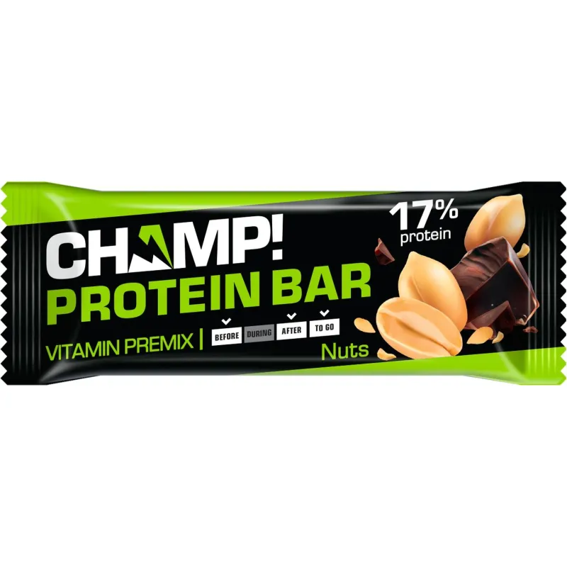 Батончик ореховый протеиновый Champ!, 18шт/1уп - фото 3