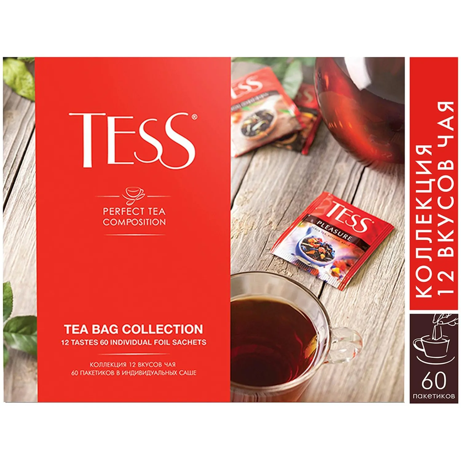 Чай Tess набор чая 12 видов, 1уп/60пак. 1175-12-4 - фото 4