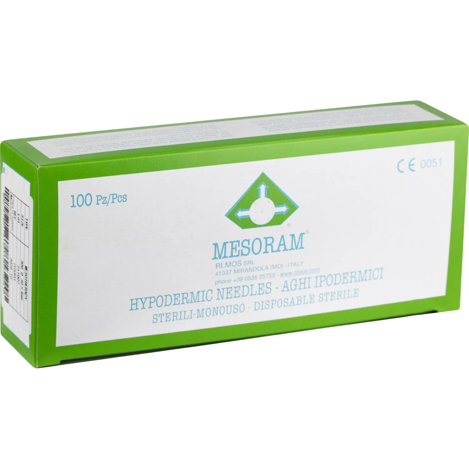 Игла для мезотерапии 30 G (0,30x25мм) MESORAM, 100 шт. в уп - фото 2