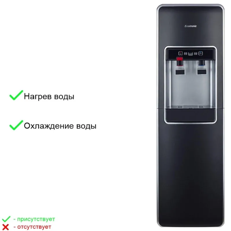 Кулер Ecotronic P5-LXPM black с нижней загрузкой - фото 6