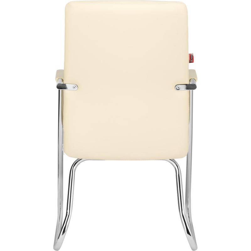 Конференц-кресло BN_TQ_Echair-806 VPU-1 кожзам бежевый, хром - фото 5