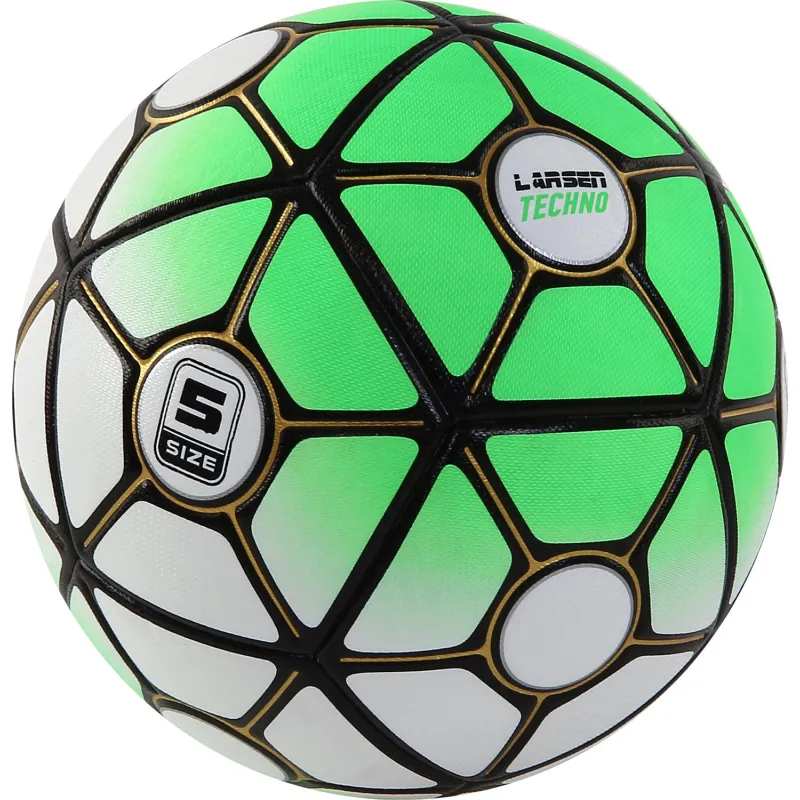 Мяч футбольный Larsen Techno Green - фото 1
