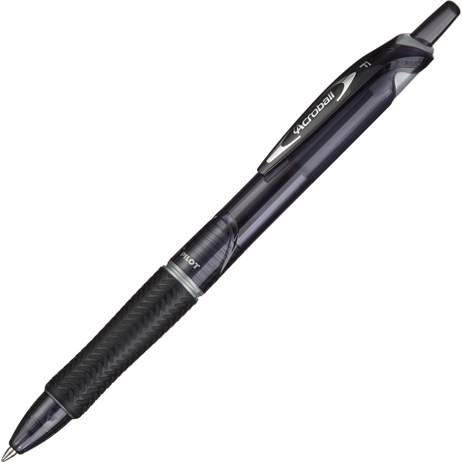 Ручка шариковая автомат. PILOT Acroball резин.манжет черн 0,28мм ЭКО - фото 2