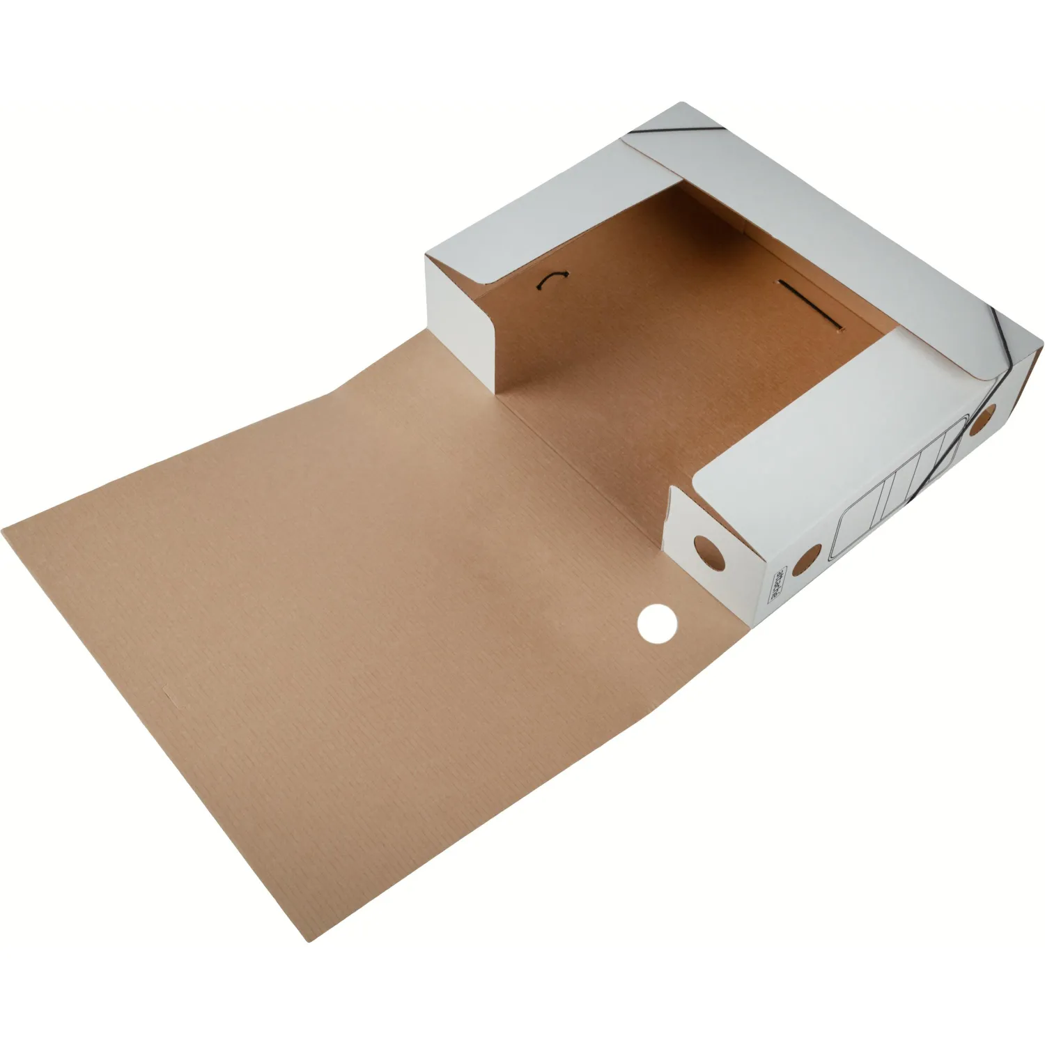 Короб архивный ATTACHE,на резинке 75 мм,белый - фото 2