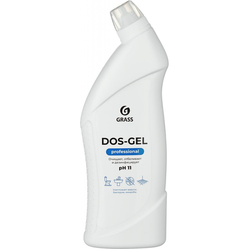 Профхим сантех щел д/комплекс уборки,отбел/дез-эф Grass/DOS Gel PROF, 0,75л - фото 1