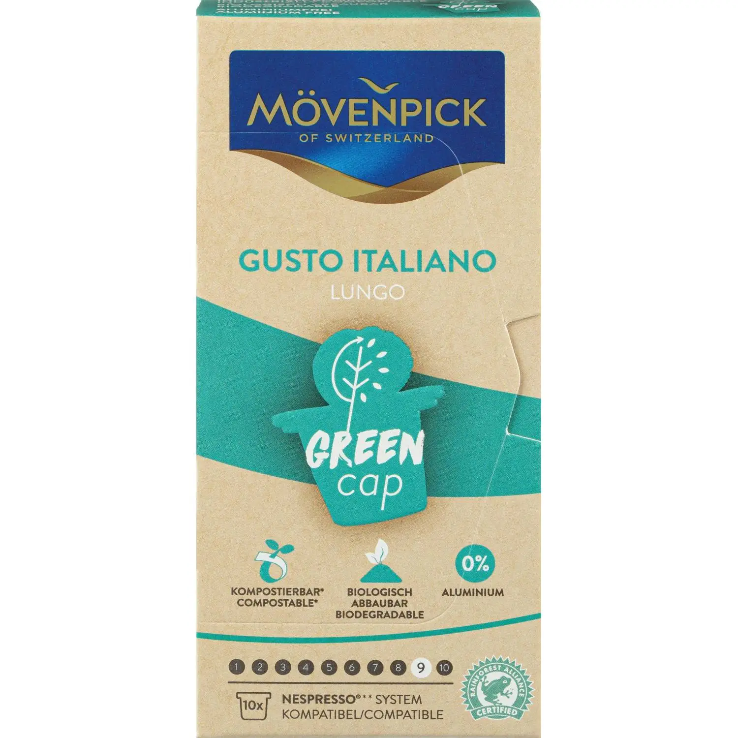 Кофе в капсулах Movenpick Gusto Italiano Lungo, 10 капсул - фото 4