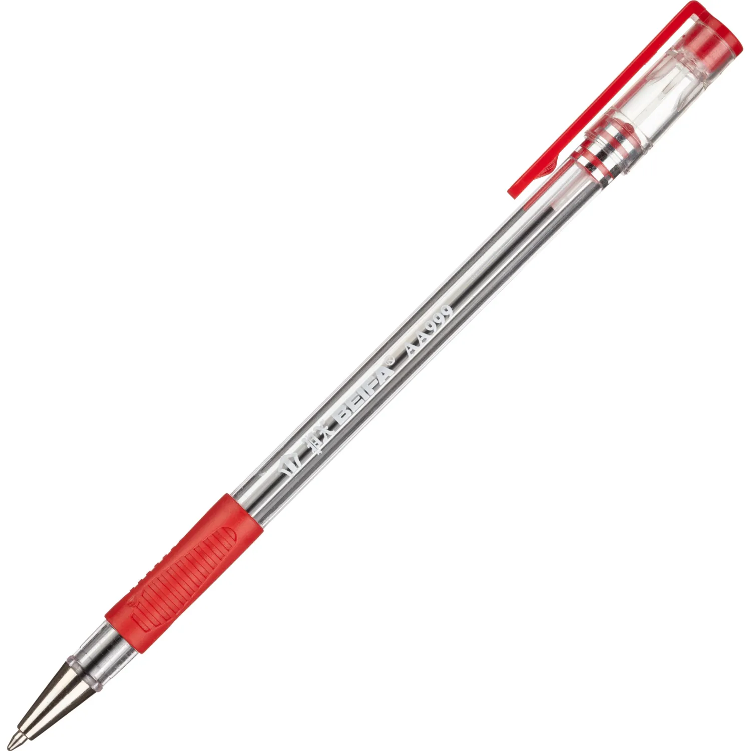 Набор шариковых ручек неавт. Beifa 4цв/наб с резин.манжет АА999-4 Китай - фото 4