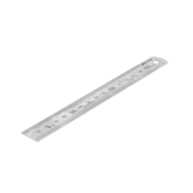 Линейка  измерительная 150х19 мм металлическая Micron 42158 - фото 3