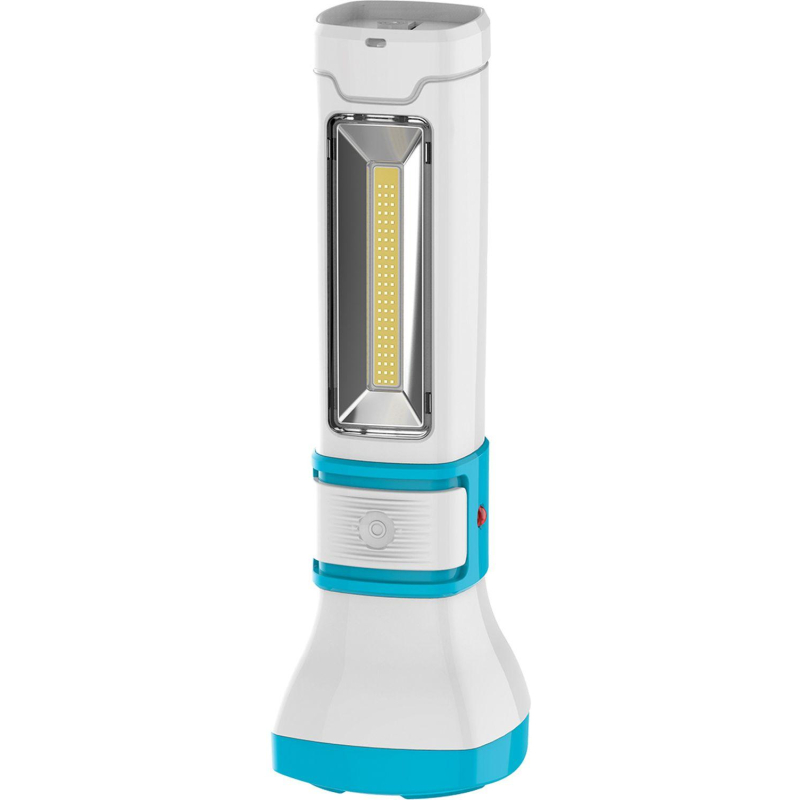 Фонарь светодиодный аккум. КОСМОС 3W LED, бок.пан.,COB 2Вт,3 реж., з/у - фото 2