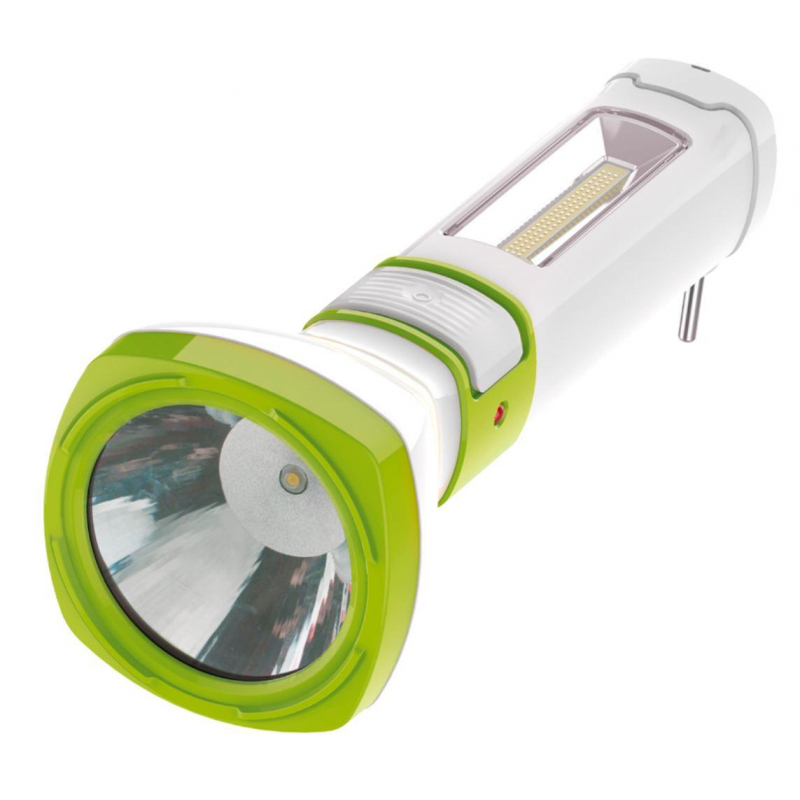 Фонарь светодиодный аккум. КОСМОС 5W LED,бок.пан.,COB 3Вт,3 реж.,з/у (7035) - фото 1