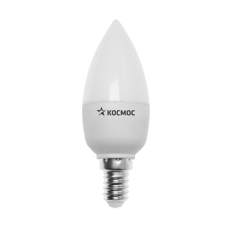 Лампа светодиодная КОСМОС LkecLED8.5wCNE1445 CN 8.5W 220V E14 4500K - фото 3