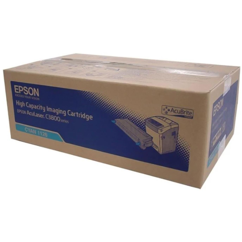Тонер-картридж Epson S051126 C13S051126 голубой для C3800 - фото 1
