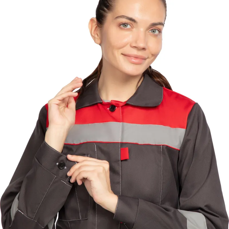 Костюм летний жен. л20-КБР сер/красн (р.40-42) 170-176 (Арсенал-СП) - фото 9