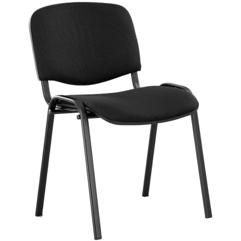 Стул UA_EChair Rio(ИЗО/ISO) черн, ткань черная С-11 - фото 1