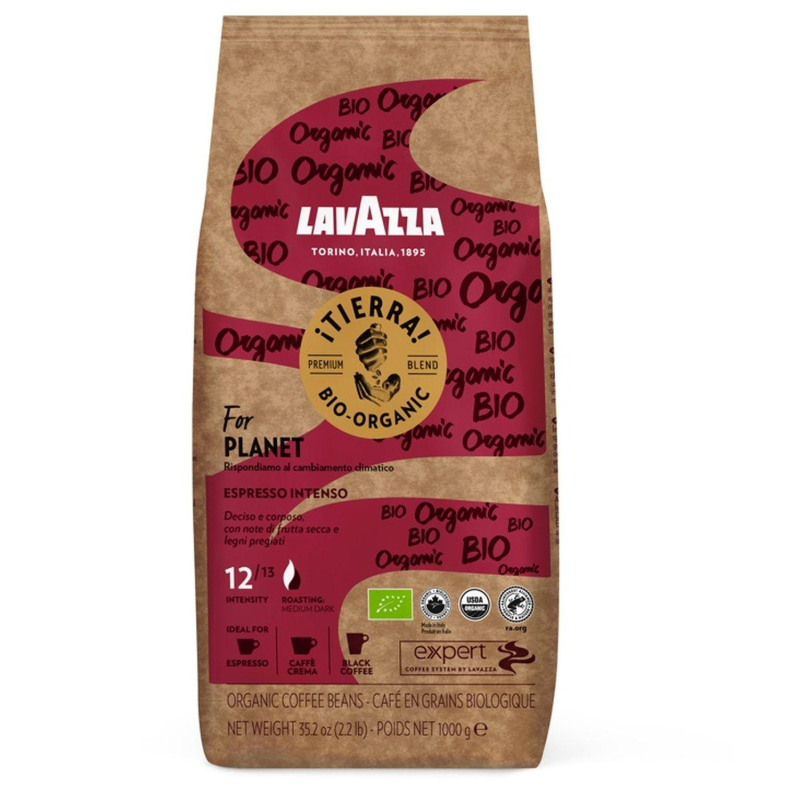 Кофе Lavazza Tierra Bio Organic Expert в зернах, 1кг - фото 1