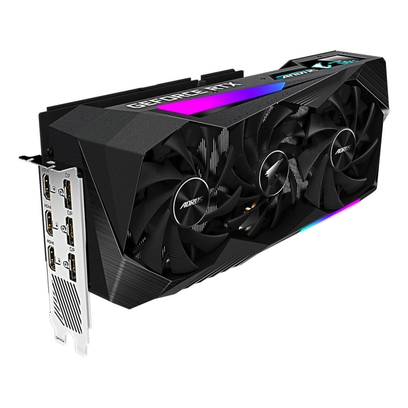 Видеокарта Gigabyte GV-N3070AORUS M-8GD NV RTX3070 8192Mb - фото 3