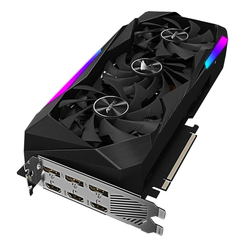 Видеокарта Gigabyte GV-N3070AORUS M-8GD NV RTX3070 8192Mb - фото 4
