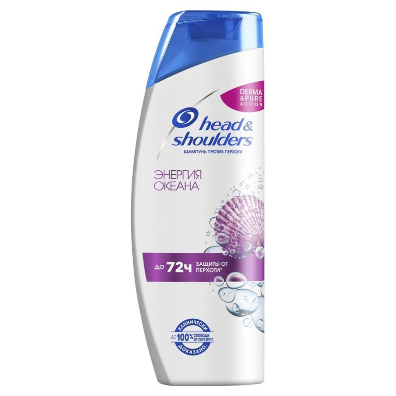 Шампунь HEAD & SHOULDERS против перхоти Энергия океана 400мл - фото 1