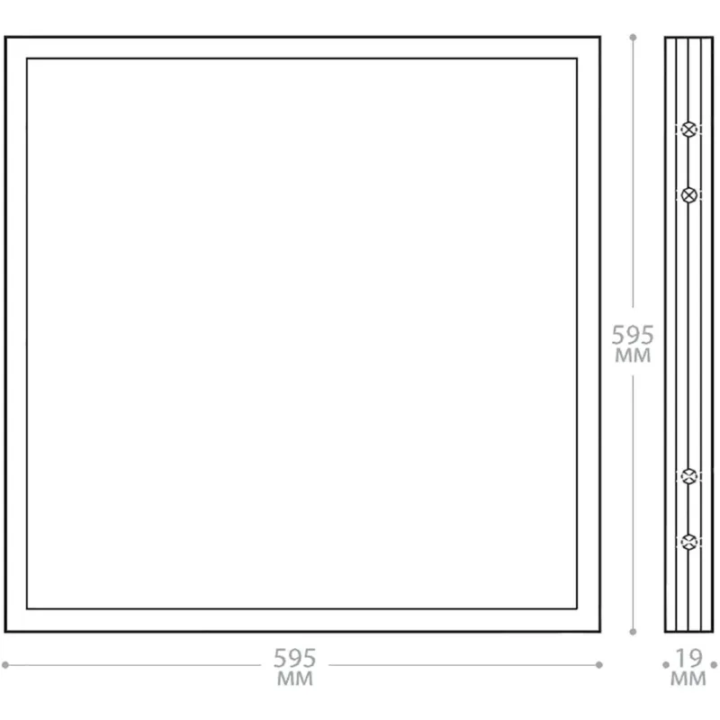 Светильник светодиодный FERON AL2115 36W 6500К IP40 матовый (21083) - фото 2