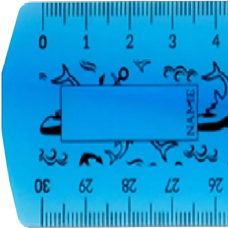 Линейка 30см Kores пластиковая повышенной гибкости цвет ассорти 42160 - фото 7